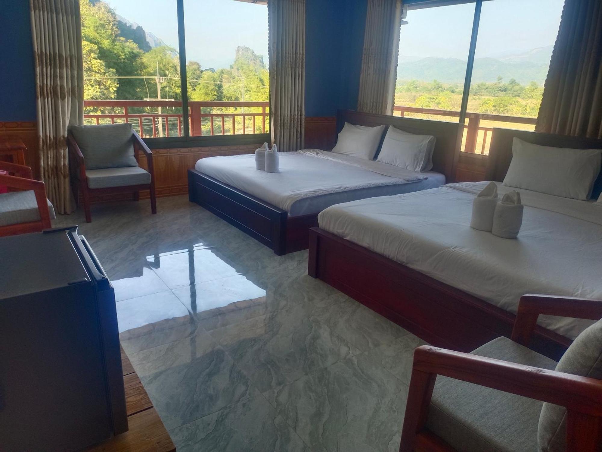 Dd Guesthouse Vang Vieng Exterior foto